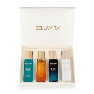 BellaVita Luxury Unisex Eau De Parfum Gift Set 4 x 20ml for Men & Women