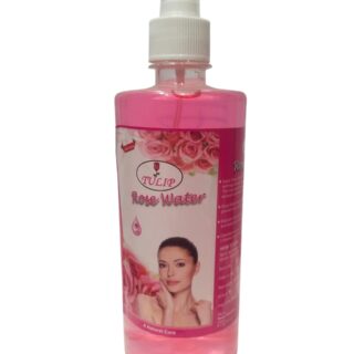 Rose Water Bottle 500ml Pink & White, For Parlour, Packaging Size: Free