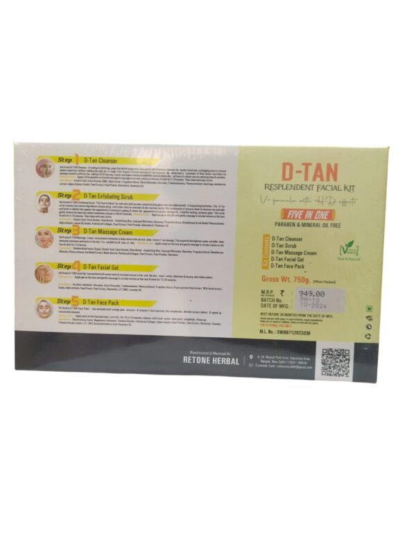 Vel Aroma D-TAN Facial Kit - Image 2