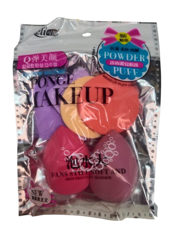 Midazzle Make Up Sponge Beauty Blender Puff (Color May Vary) - Set of 6 - Image 2